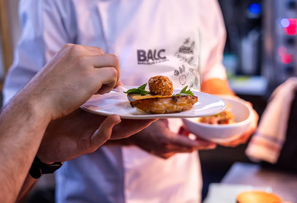 Plato gastronómico de Bariloche a la Carta
