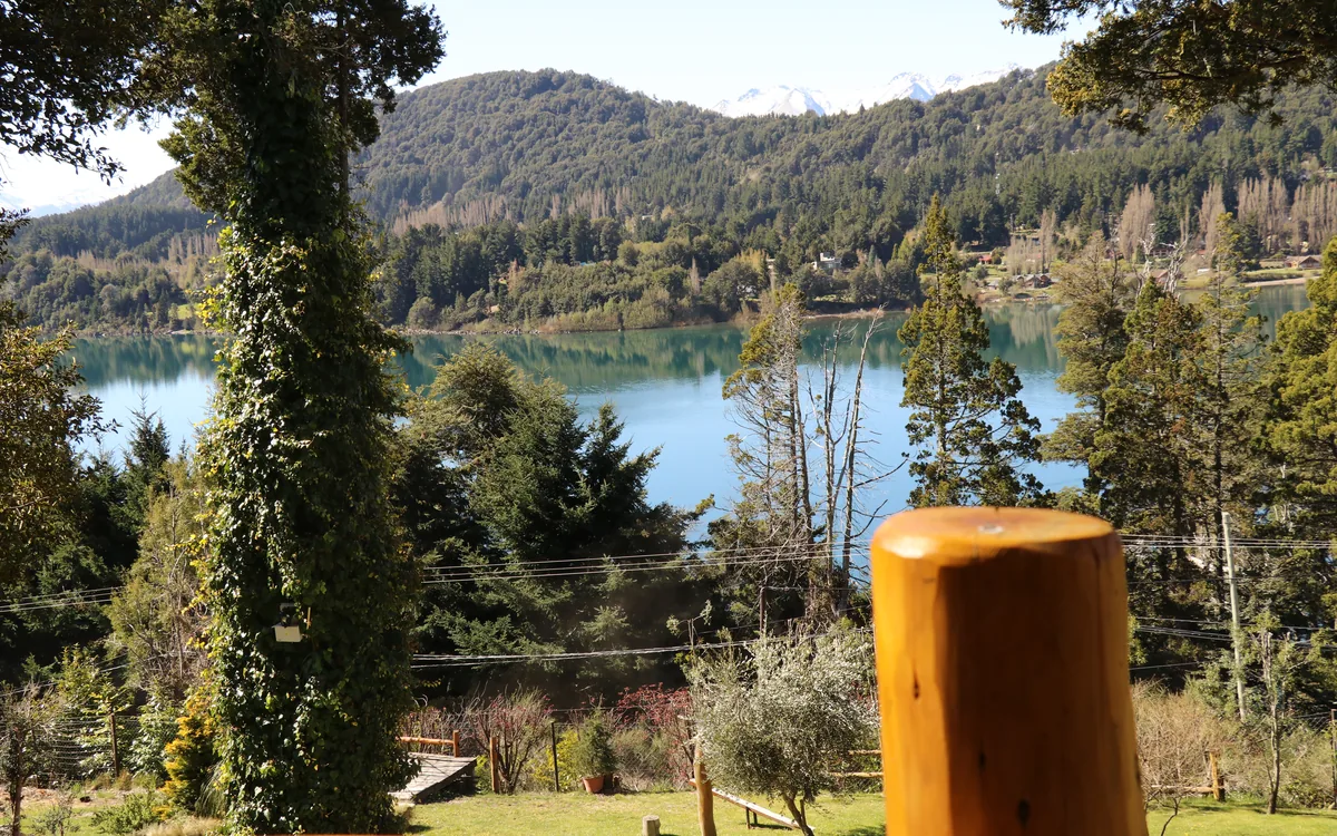 Cabaña con vista al lago Nahuel Huapi en Bariloche